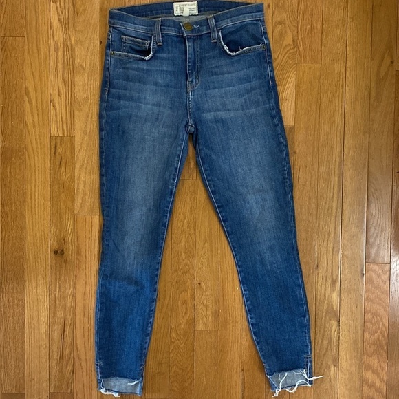 Current Elliot cropped jeans woman’s size 27 blue jeans - Picture 3 of 10